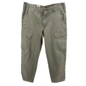 NEW LEVIS XX CARGO TAPER STRETCH KHAKI PANTS MENS 34 x 32